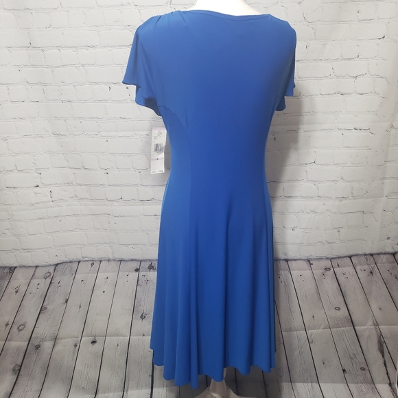 Jones New York NWT Sz 6 Cerulean Blue Dress - Picture 5 of 15